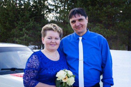 Поздравляем Сергея и Ирину Ковалёвых с днем свадьбы!