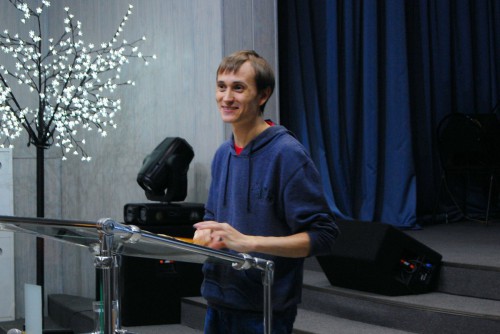 Поздравление лидера подросткового служения и служения прославления Игоря Киселева